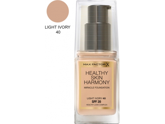 Zoom στο MAX FACTOR HEALTHY SKIN HARMONY MIRACLE FOUNDATION SPF20 40 LIGHT IVORY