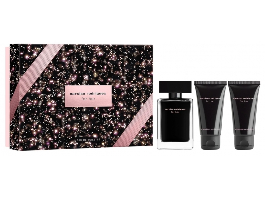 Zoom στο NARCISO RODRIGUEZ RODRIGUEZ FOR HER EDT 50ml SPR & BODY LOTION 50ml & SHOWER GEL 50ml (Travel Gift Set)