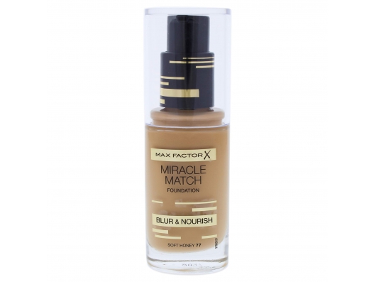 Zoom στο MAX FACTOR MIRACLE MATCH FOUNDATION BLUR & NOURISH SOFT HONEY 77 30ml