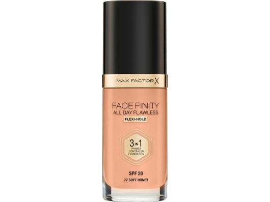 Zoom στο MAX FACTOR FACEFINITY ALL DAY FLAWLESS 3 IN 1 FOUNDATION SPF 20 No 77 SOFT HONEY 30ml