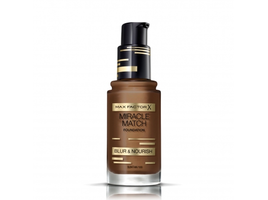 Zoom στο MAX FACTOR MIRACLE MATCH FOUNDATION BLUR & NOURISH SUN TAN 100 30ml