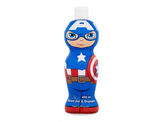 Zoom στο MARVEL AVENGERS CAPTAIN AMERICA 2 in1 SHOWER GEL & SHAMPOO 400ml