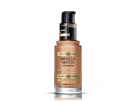 Zoom στο MAX FACTOR MIRACLE MATCH FOUNDATION BLUR & NOURISH HONEY BEIGE 79 30ml