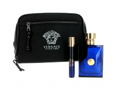 Zoom στο VERSACE DYLAN BLUE pour homme EDT 100ml SPR & travel spray 10ml & pouch (GIFT SET)