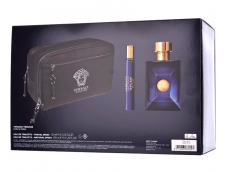 Zoom στο VERSACE DYLAN BLUE pour homme EDT 100ml SPR & travel spray 10ml & pouch (GIFT SET)