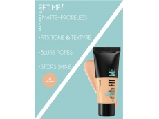 Zoom στο MAYBELLINE FIT me MATTE + PORELESS NORMAL TO OILY WITH CLAY 124 SOFT BEIGE 30ml