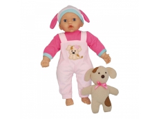 Zoom στο BAMBOLINA BABY DOLL WITH PUPPIE  (41 cm)