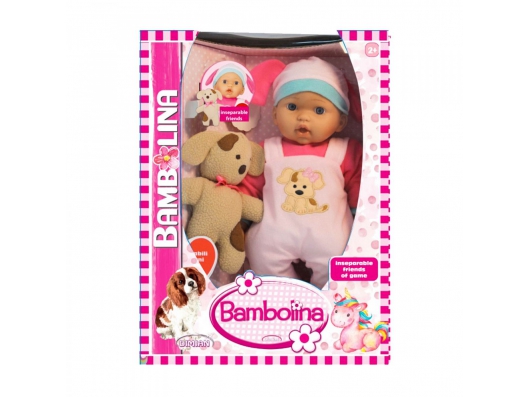 Zoom στο BAMBOLINA BABY DOLL WITH PUPPIE  (41 cm)