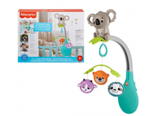 Zoom στο fisher price 3-in-1 Soothe & Play Mobile