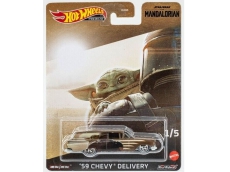 Zoom στο Mattel Hot Wheels Pop Culture Star Wars Mandalorian 59 Chevy Delivery